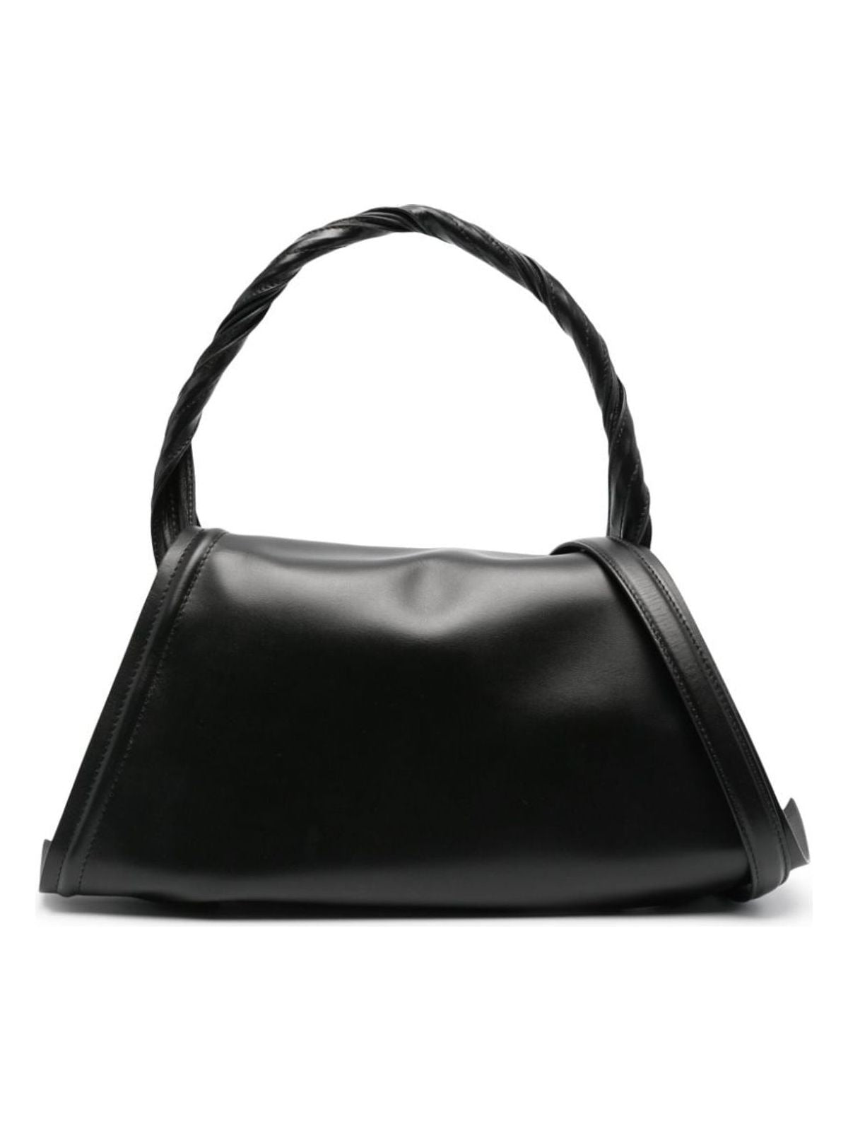 Y/project Women's Wire Leather Handbag in Black | Size UNI | 620BA007BLACK