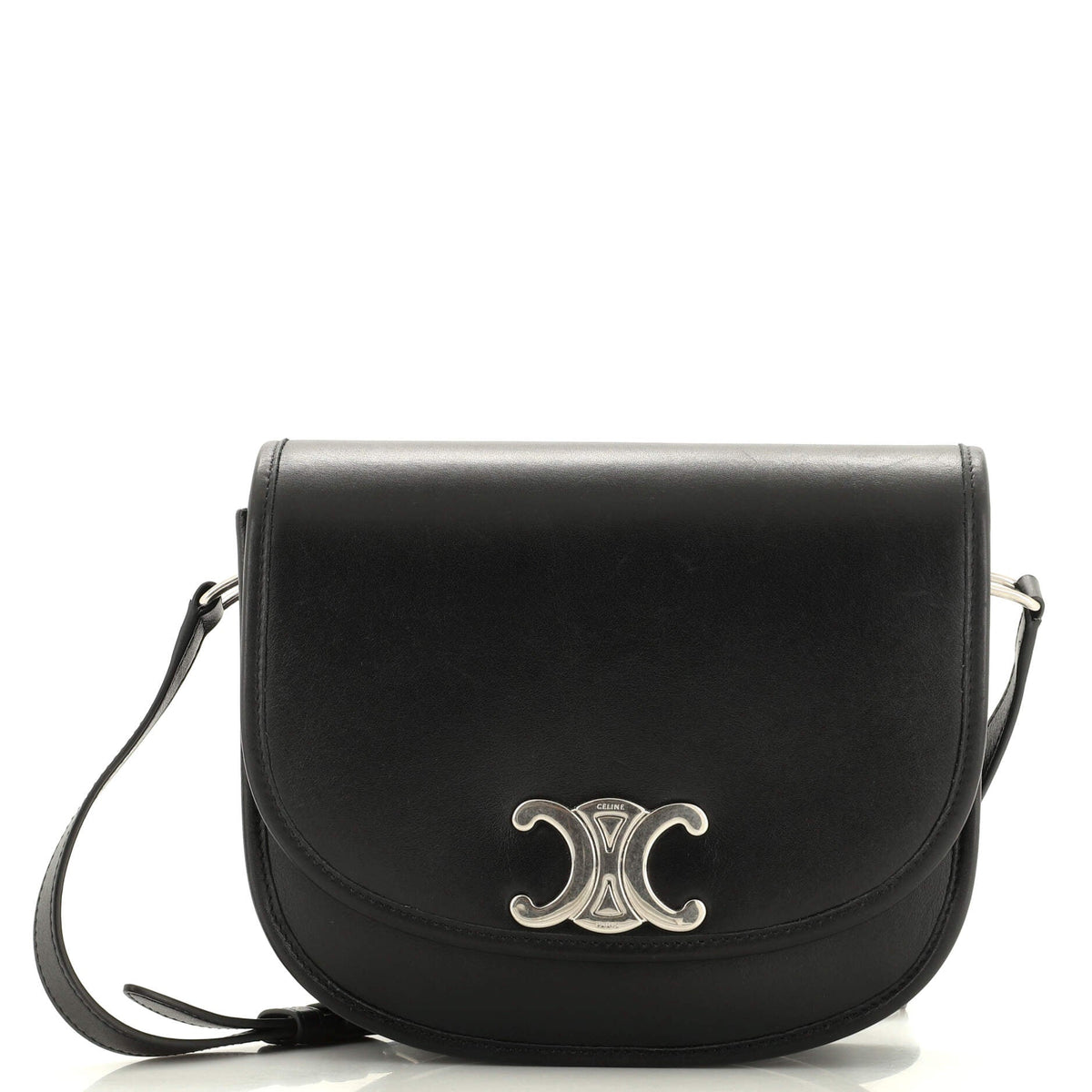 Celine CELINE Besace Triomphe Shoulder Bag Leather Medium