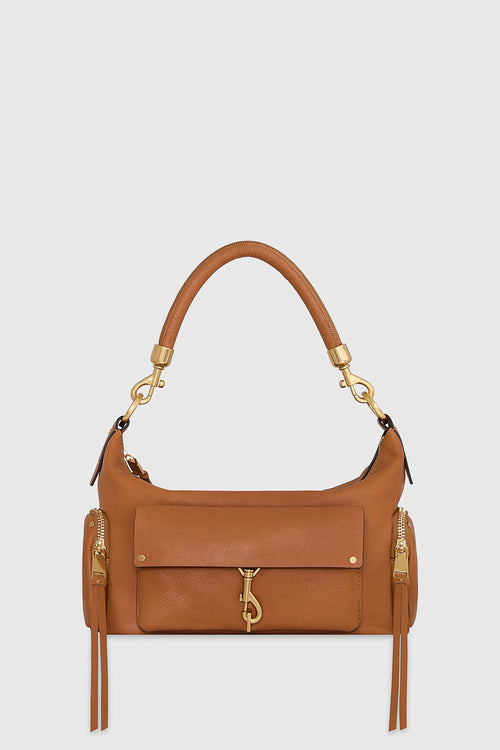 M.A.B. Shoulder Bag In Brown