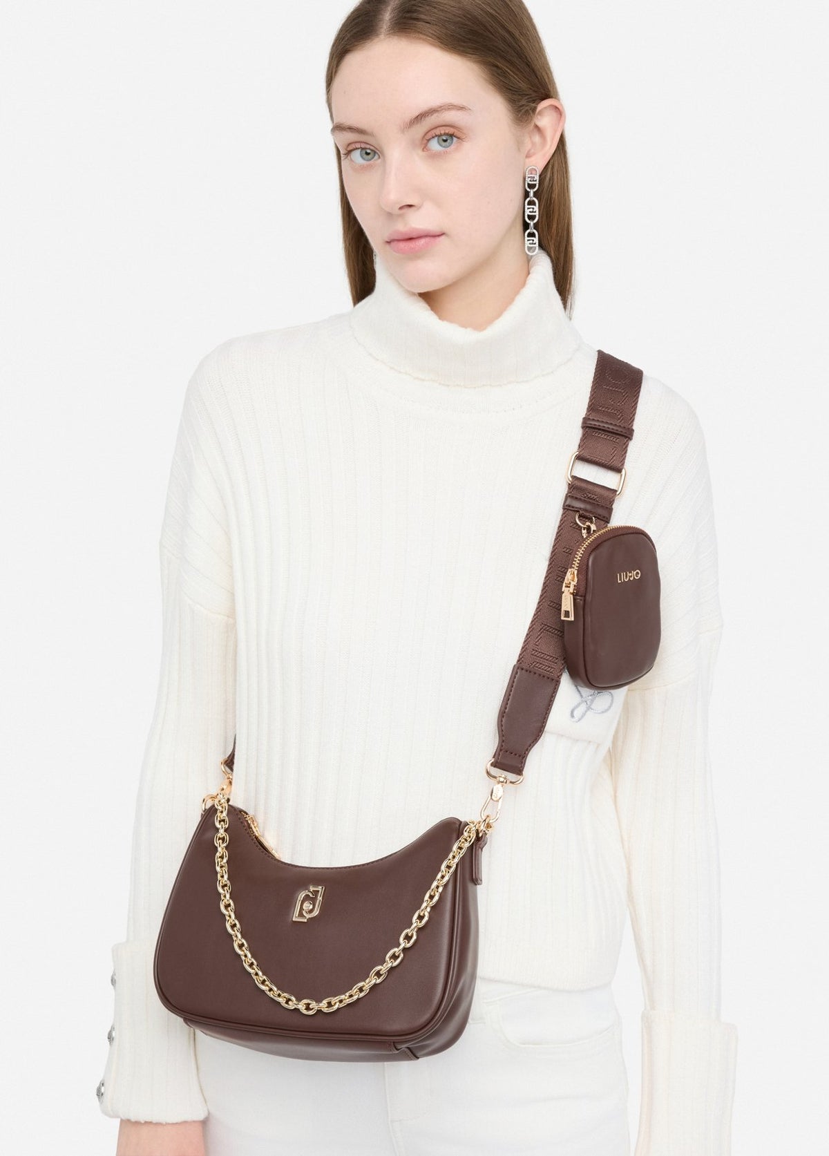 Liujo Liu Jo Sac Hobo Petit Format Avec Cha??ne