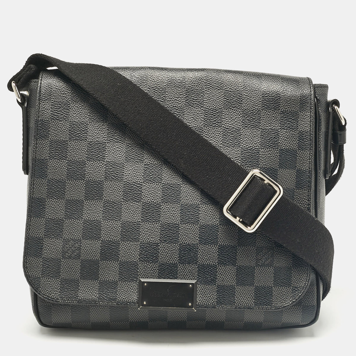 Louis Vuitton Damier Graphite Canvas District PM Bag