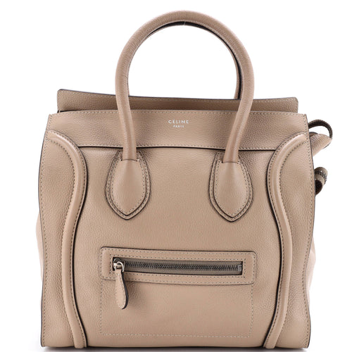 CELINE Luggage Bag Grainy Leather Mini