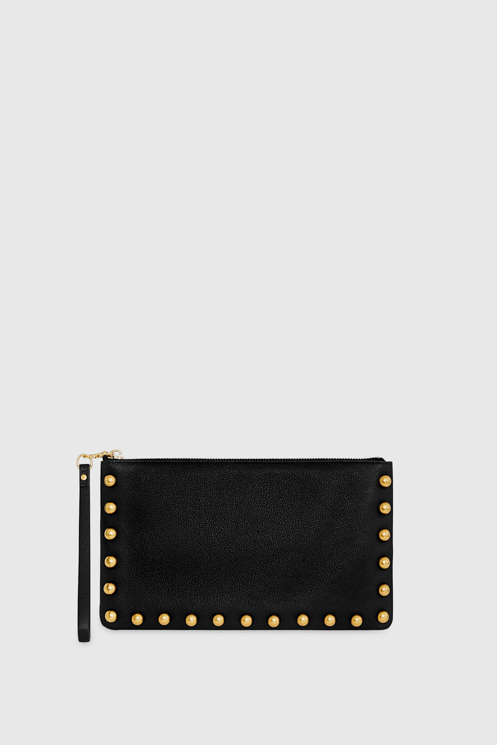 Rebecca Minkoff Large Pouch With Studs Bag In Black