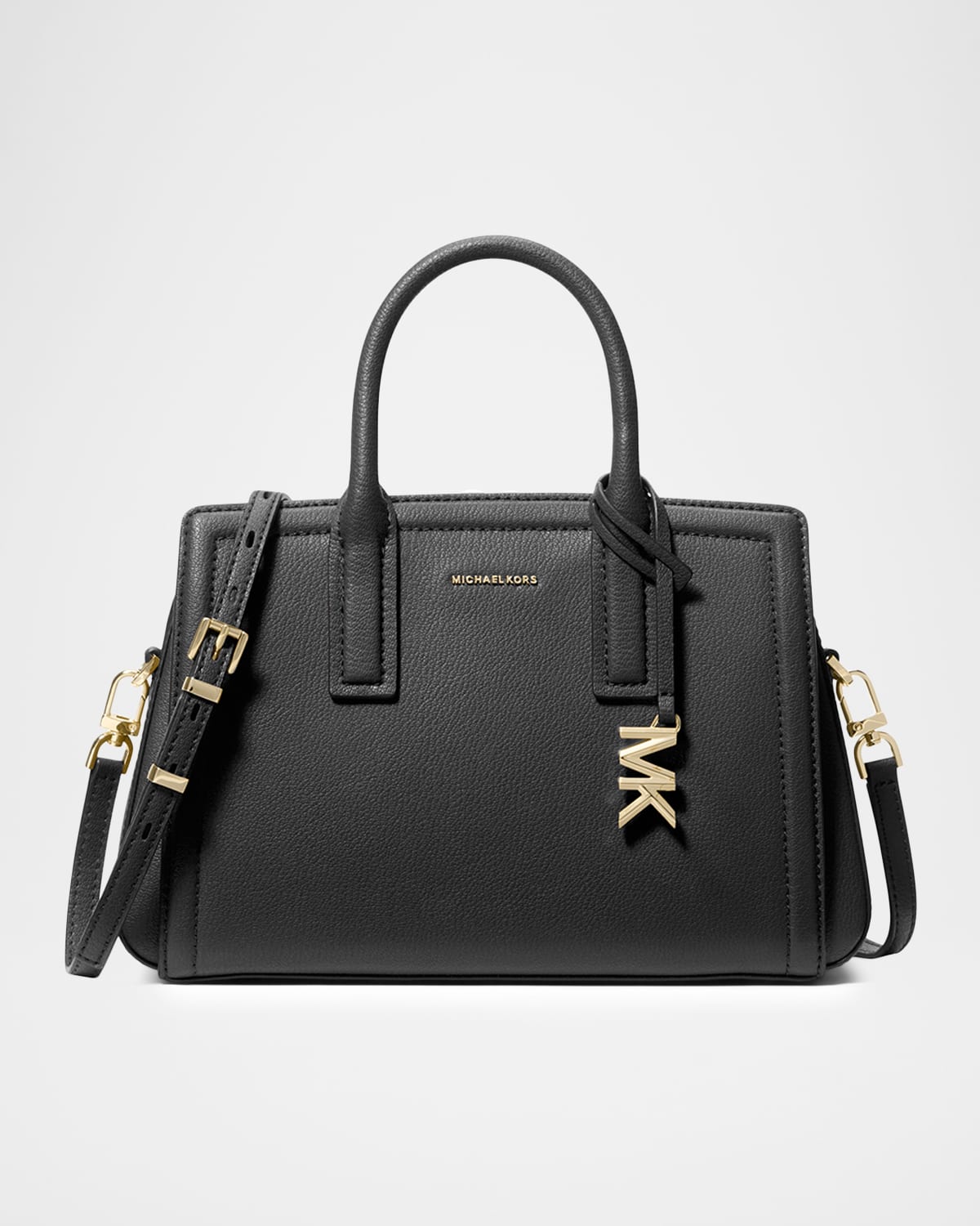 Michael Kors Laila Small Leather Satchel Bag