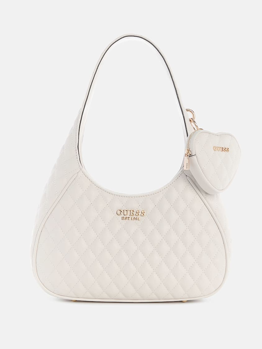 Guess Atabey Hobo Quilted Shoulder Bag