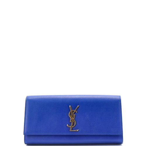 Classic Monogram Clutch Leather Long