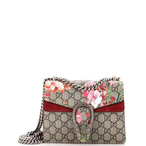 GUCCI Dionysus Bag Blooms Print GG Coated Canvas Mini