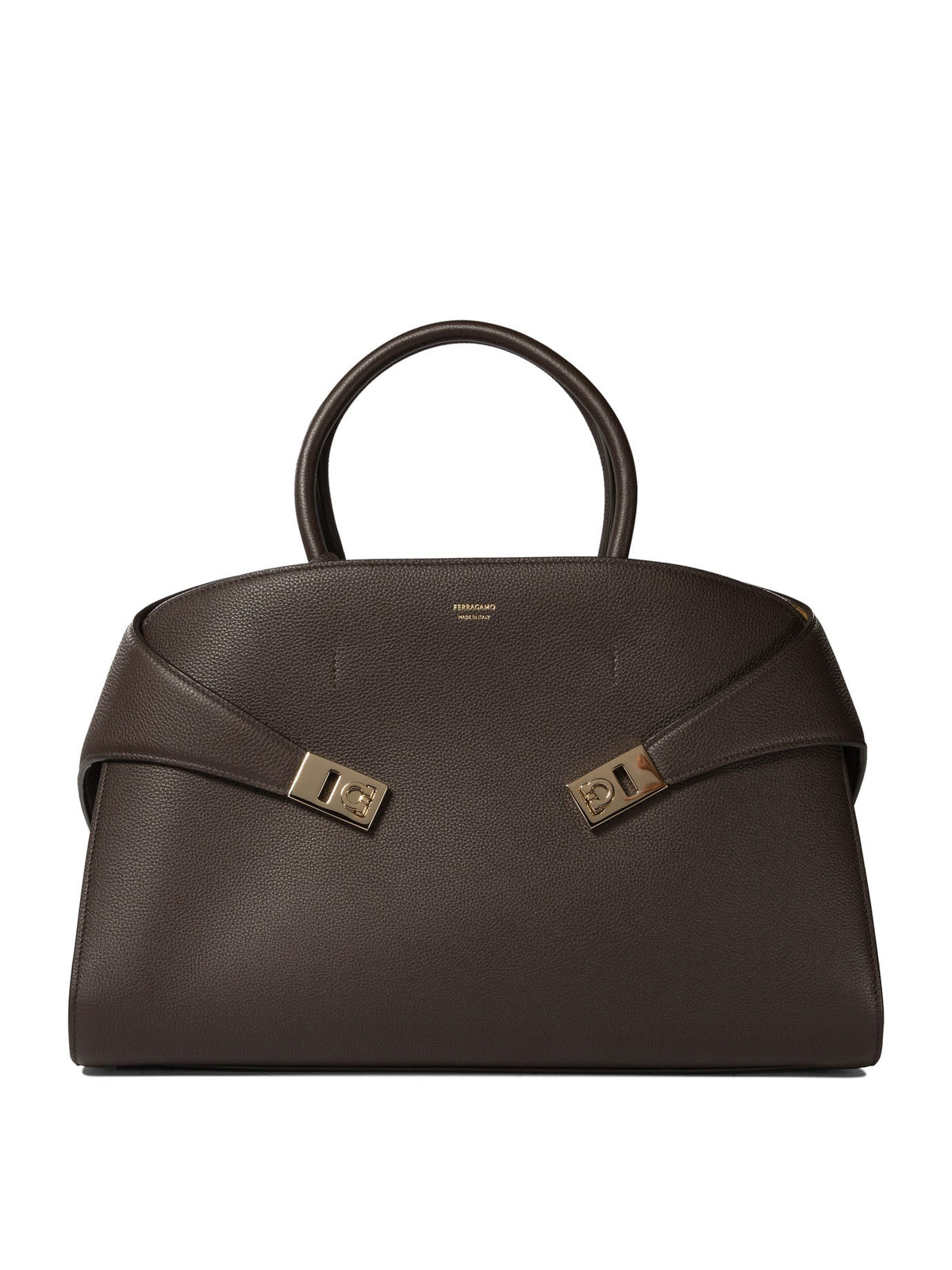 Ferragamo Women's "hug Bicolor" Handbag in Brown | 0777258