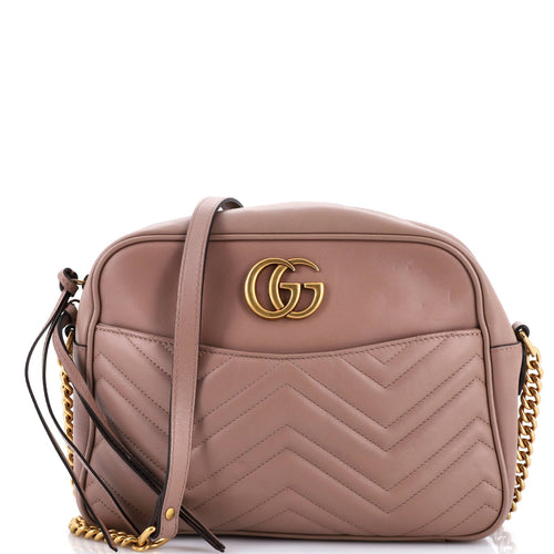 GUCCI GG Marmont Shoulder Bag Matelasse Leather Medium