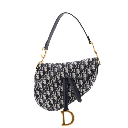 Saddle Handbag Oblique Canvas Medium