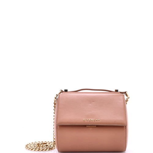 GIVENCHY Chain Pandora Box Bag Leather Mini