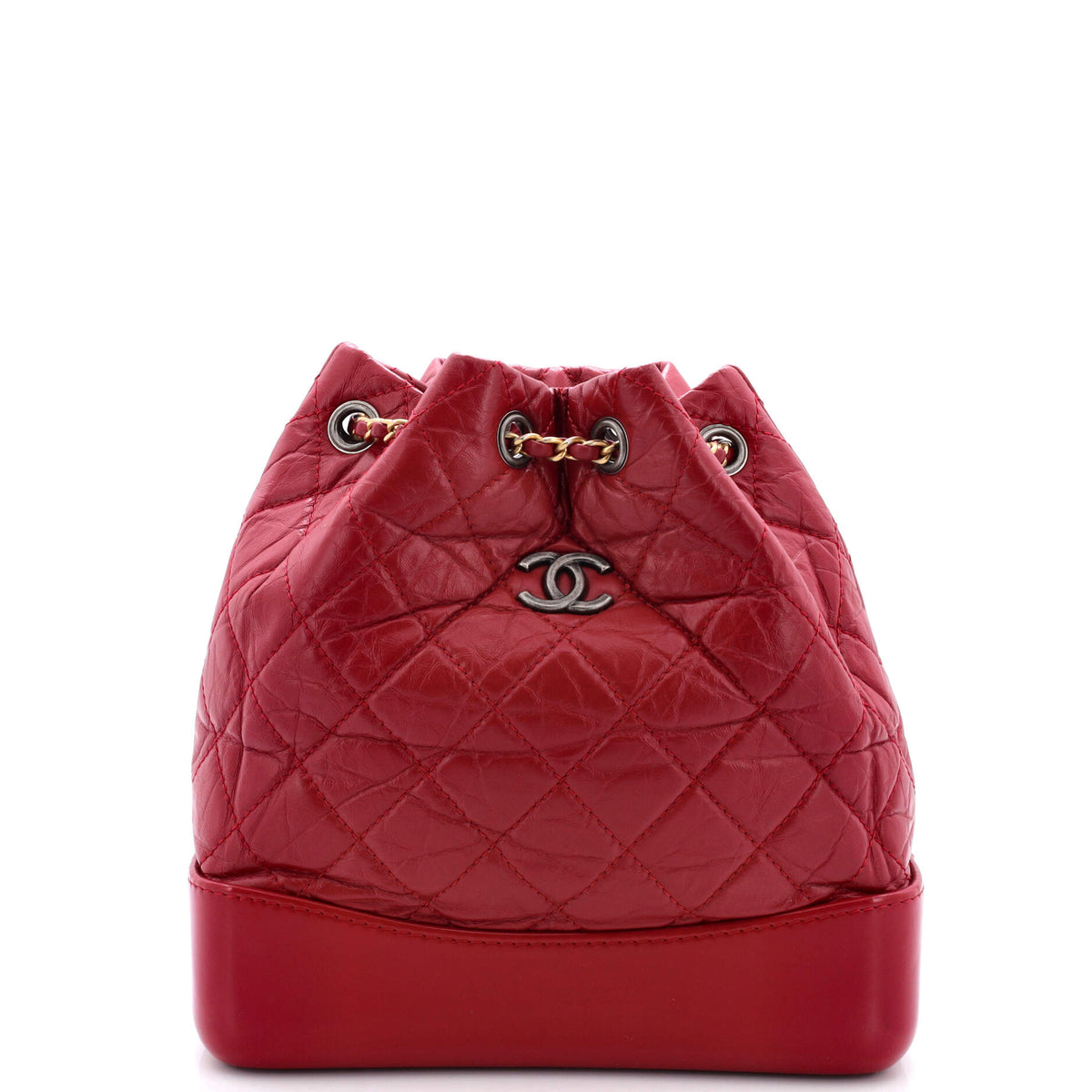 Chanel CHANEL Gabrielle Backpack Quilted Calfskin Small