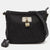 DKNY Black Monogram Canvas and Leather Crossbody Bag