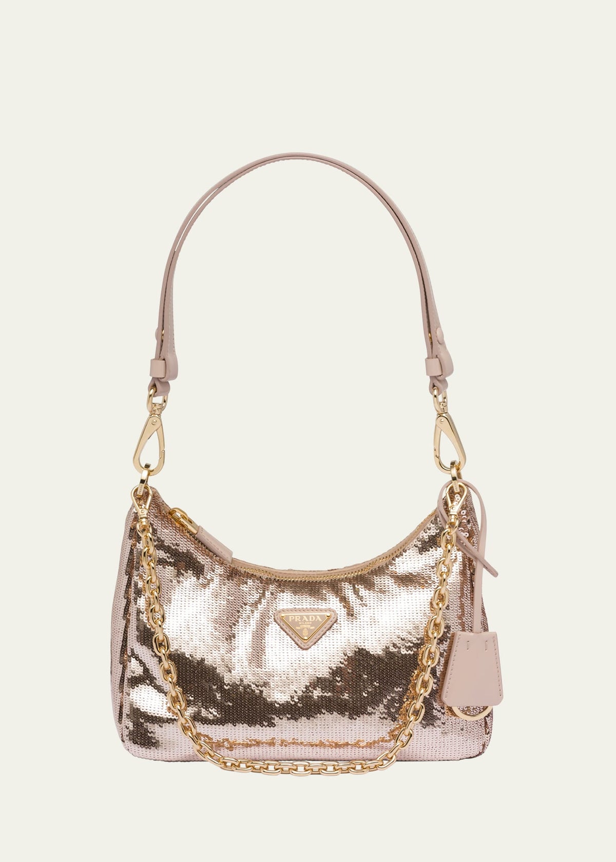 Prada Sequin Pouch Shoulder Bag