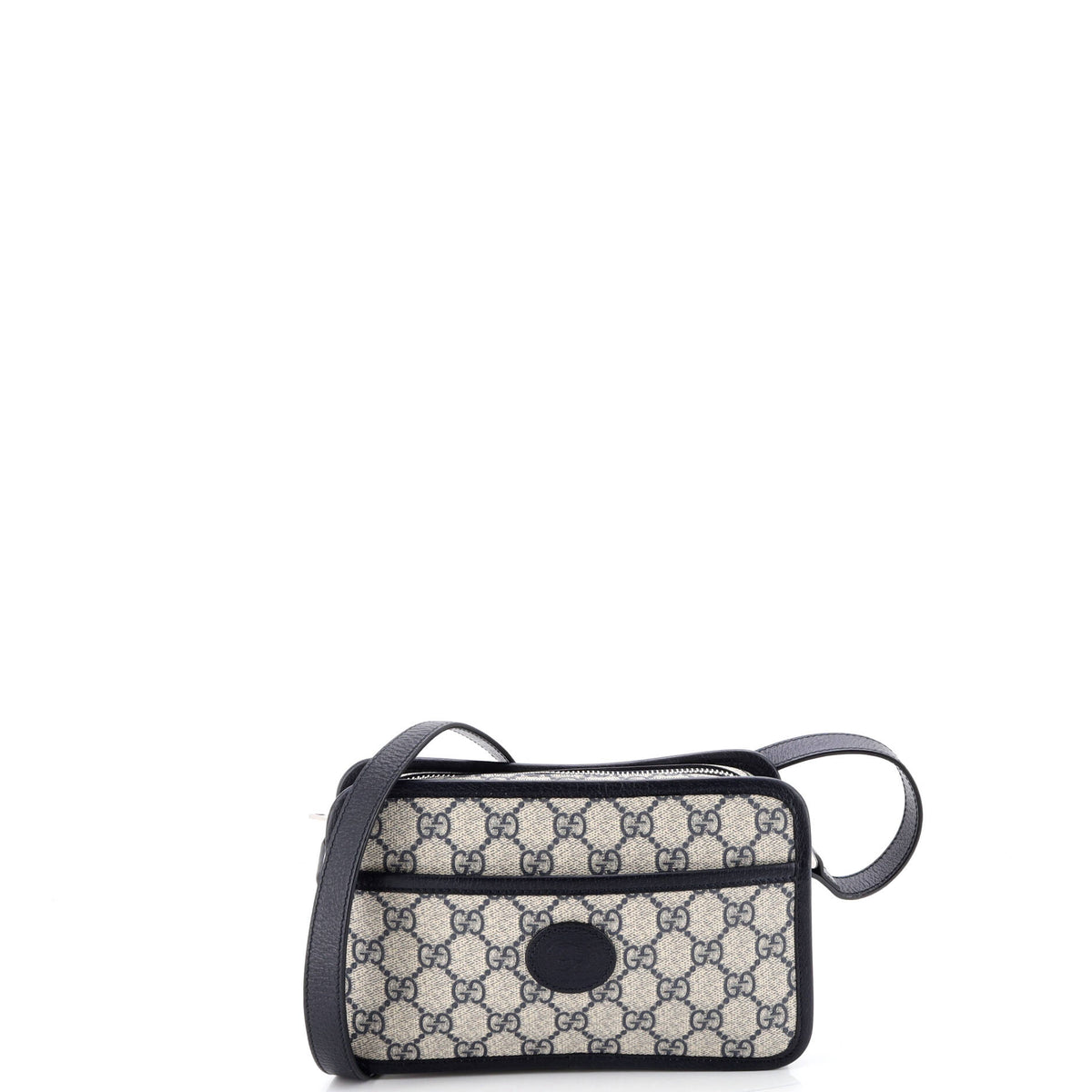 Gucci GUCCI Interlocking G Patch Camera Bag GG Coated Canvas Mini