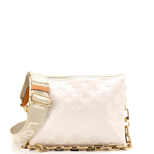 Coussin Bag Monogram Embossed Lambskin PM