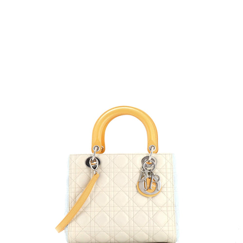 Lady Dior Bag Cannage Quilt Lambskin Medium