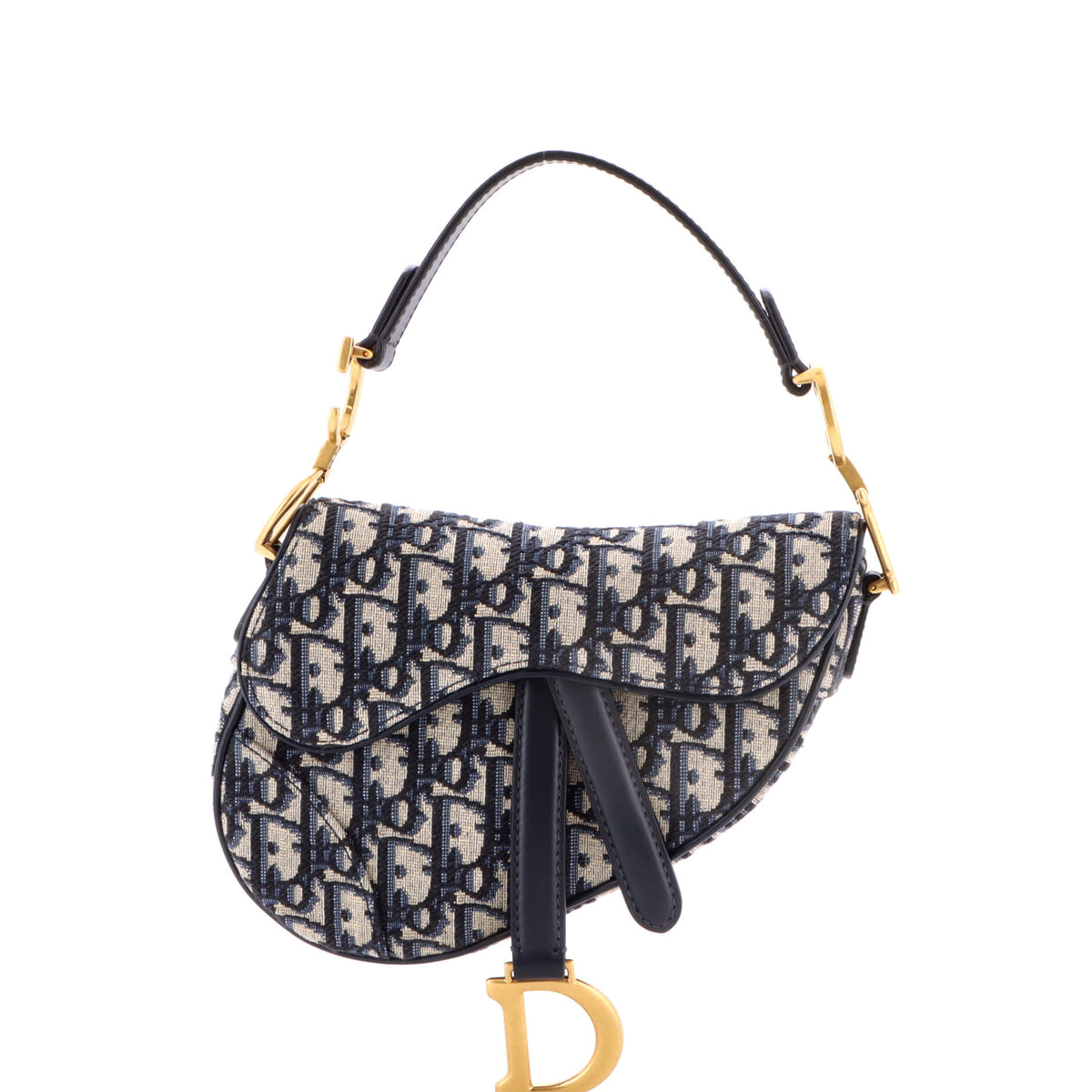 Christian Dior Saddle Handbag Oblique Canvas Mini