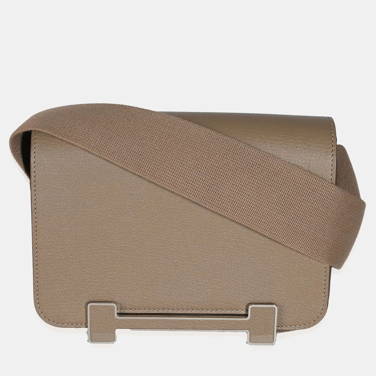 Hermès Etoupe Chevre Mysore Geta PHW Bag