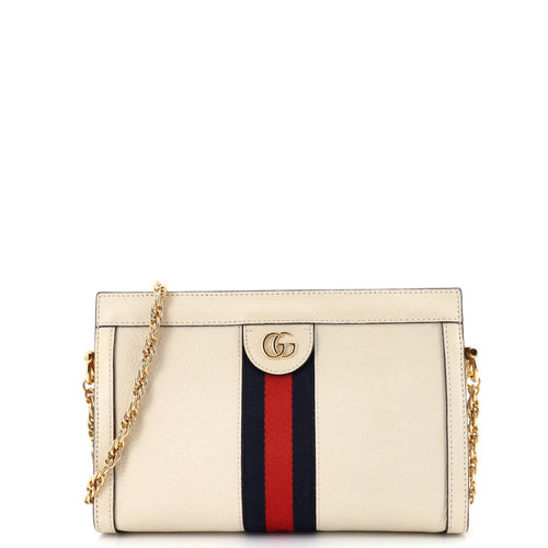 GUCCI Ophidia Chain Shoulder Bag Leather Small