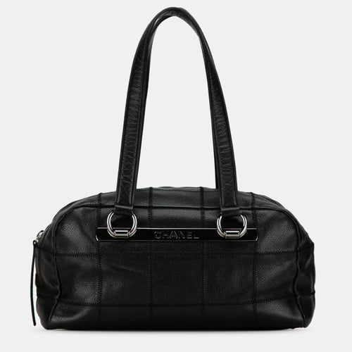Choco Bar Caviar East West Bowler Bag