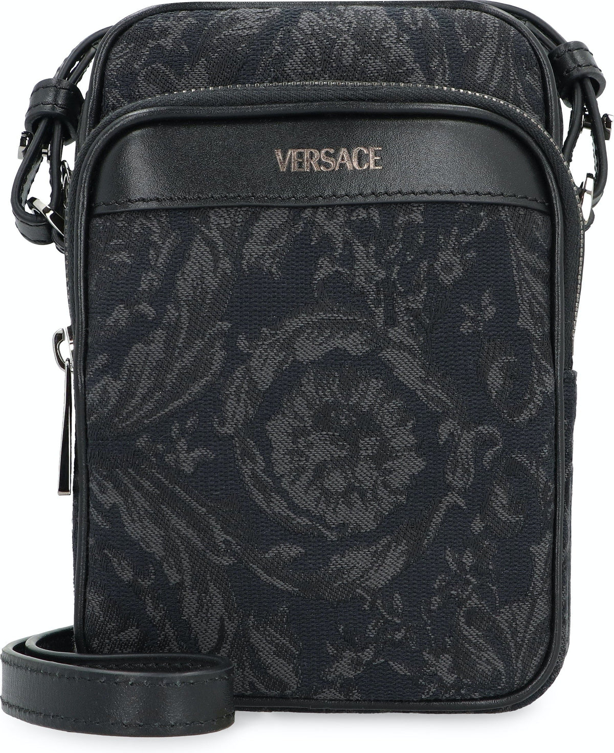 Versace Men's Athena Crossbody Bag in Black | 10135311A09321 Color 2BM0E