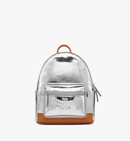 Stark Backpack In Metallic Mirror Leather