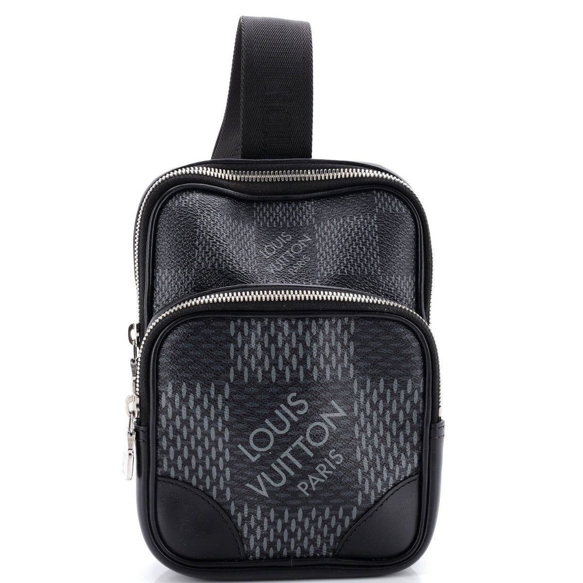 Louis Vuitton Amazone Sling Bag Limited Edition Damier Graphite 3D