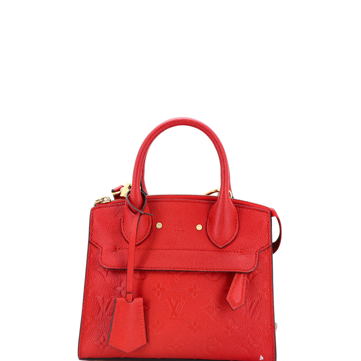 Louis Vuitton Pont Neuf Handbag Monogram Empreinte Leather Mini