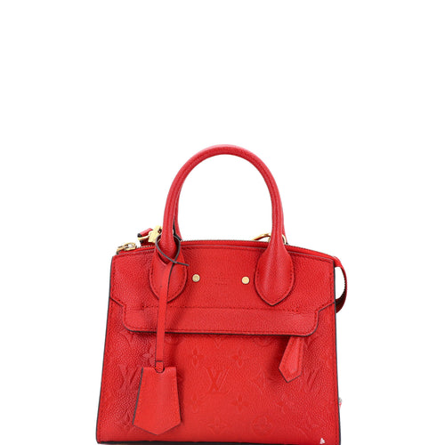 Pont Neuf Handbag Monogram Empreinte Leather Mini