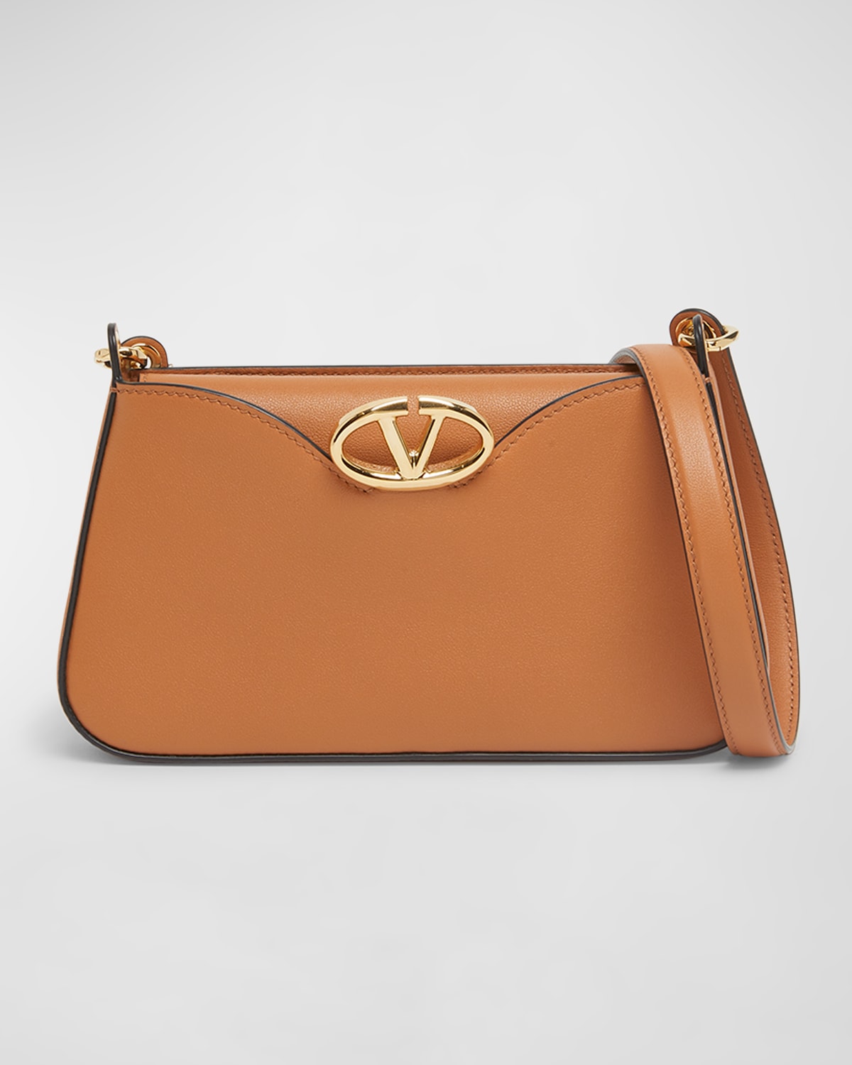 Valentino The Bold VLOGO Calfskin Leather Crossbody Bag