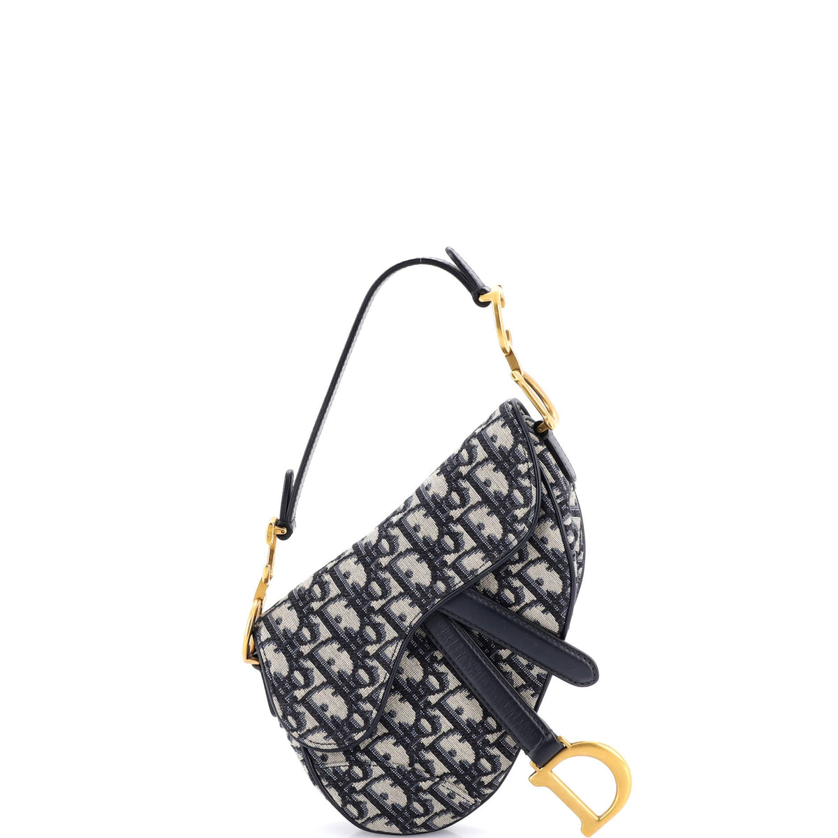 Christian Dior Saddle Handbag Oblique Canvas Mini