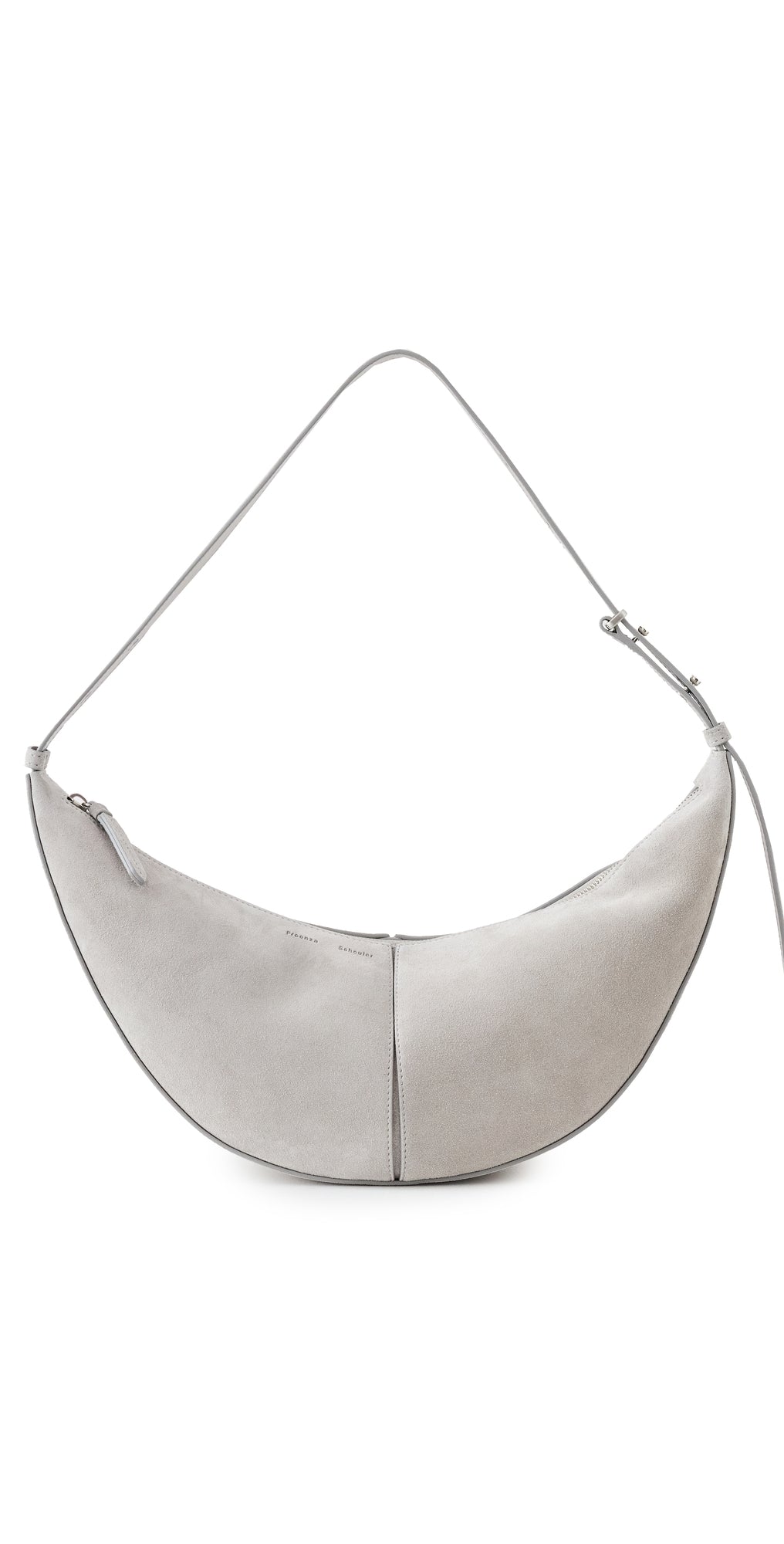 Proenza Schouler Slide Bag in Soft Suede Grey One Size