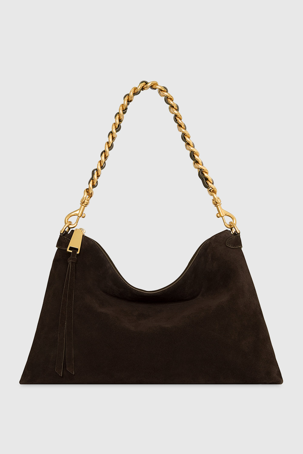 Rebecca Minkoff Stevie Shoulder Bag In Dk Brandy