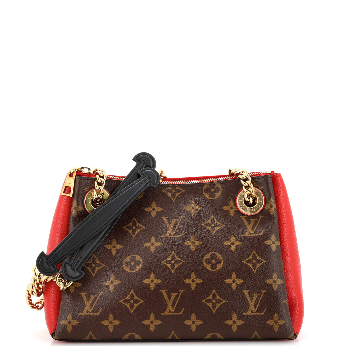 Louis Vuitton Surene Handbag Monogram Canvas with Leather BB