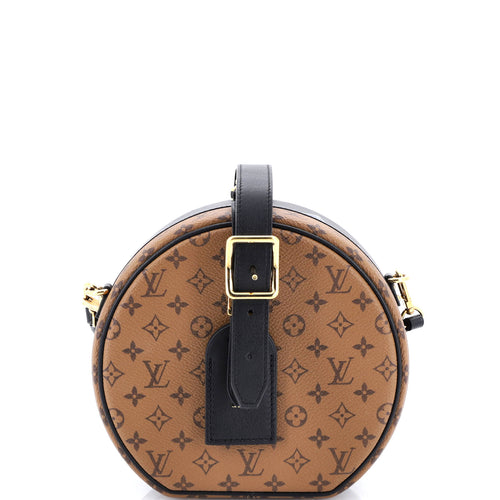 Petite Boite Chapeau Bag Reverse Monogram Canvas