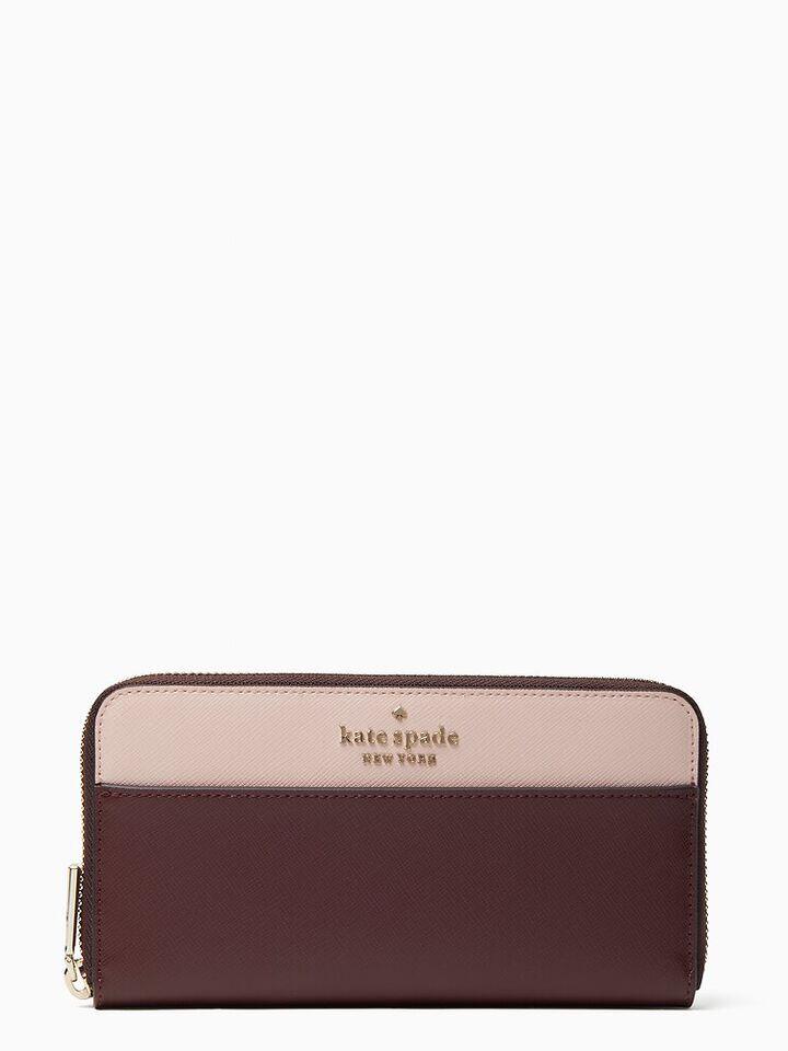 Kate Spade Au staci colorblock large continental wallet