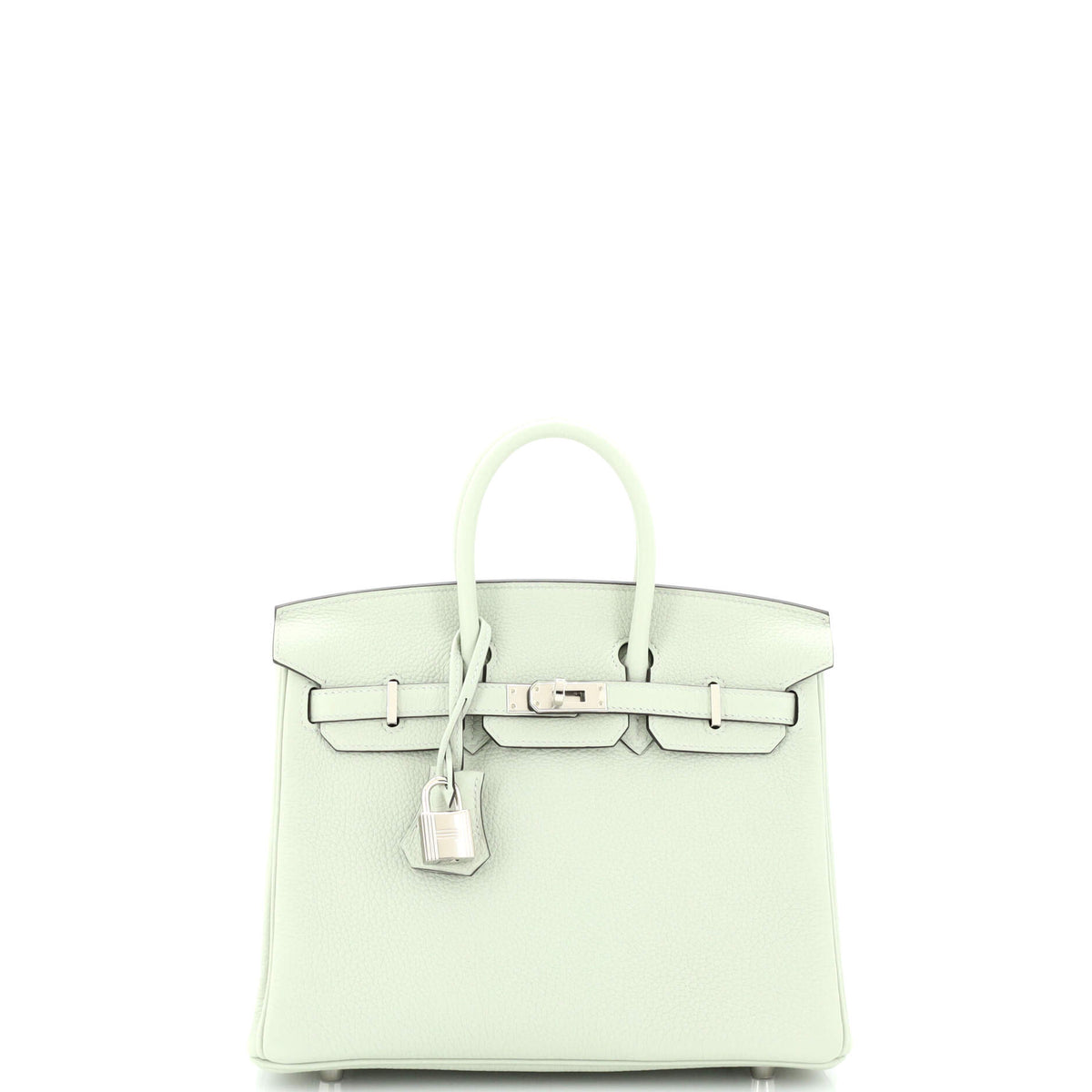 Hermès Birkin Handbag Grey Togo with Palladium Hardware 25
