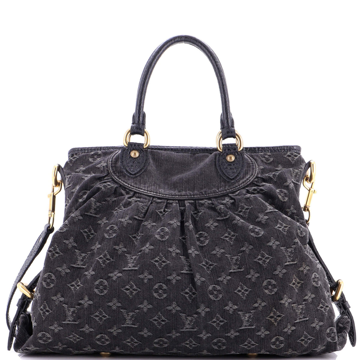 Louis Vuitton Neo Cabby Handbag Denim GM