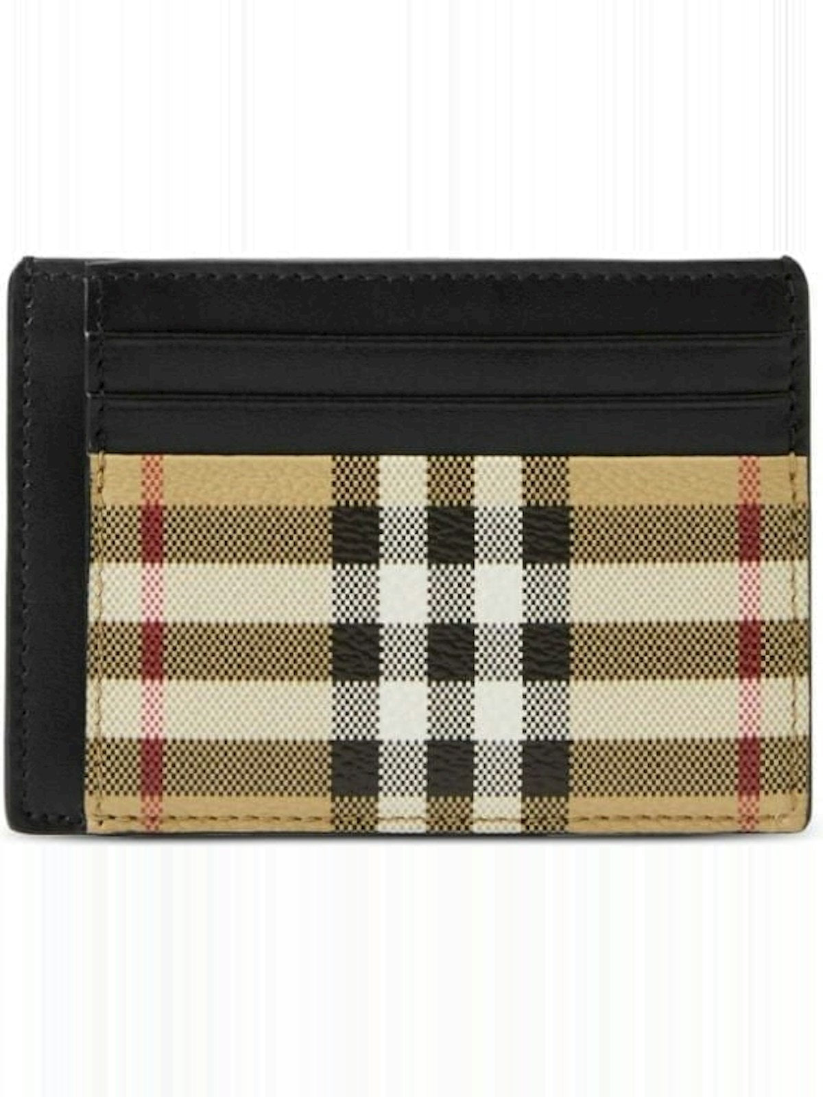 Burberry Women's Vintage Check Logo Engraved Cardholder in Brown | Size UNICA | 8084170