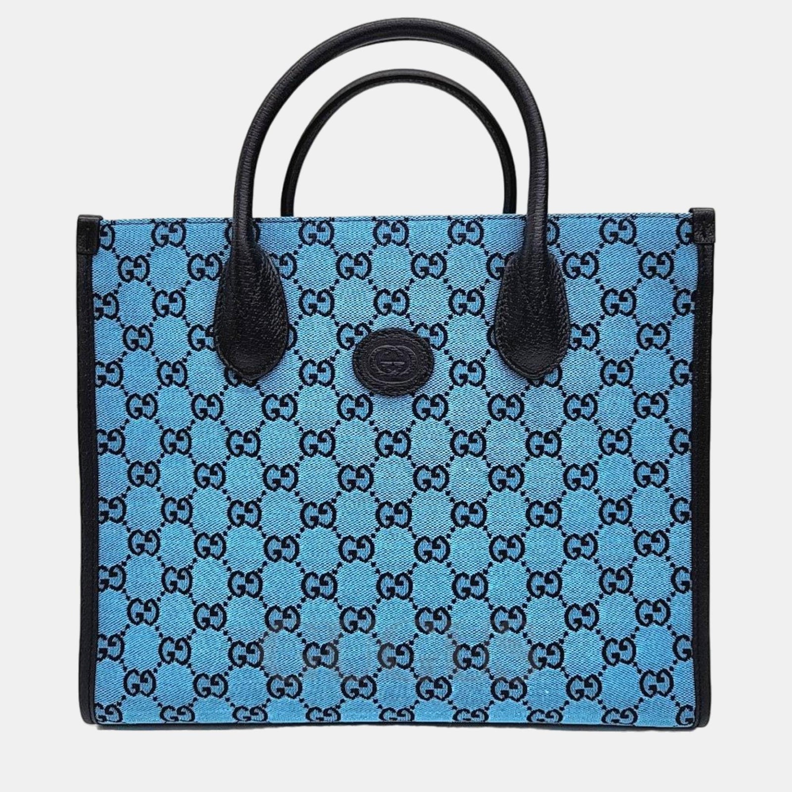 Gucci Blue GG Canvas small tote bag