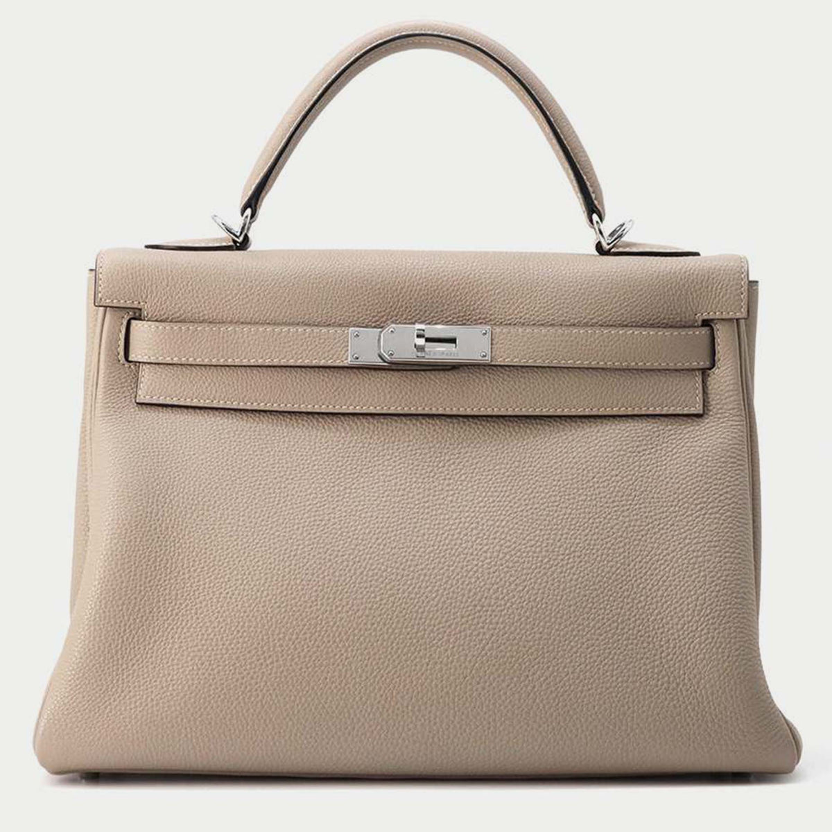 Hermès Retourne Gris Tourterelle Togo Leather Kelly 32