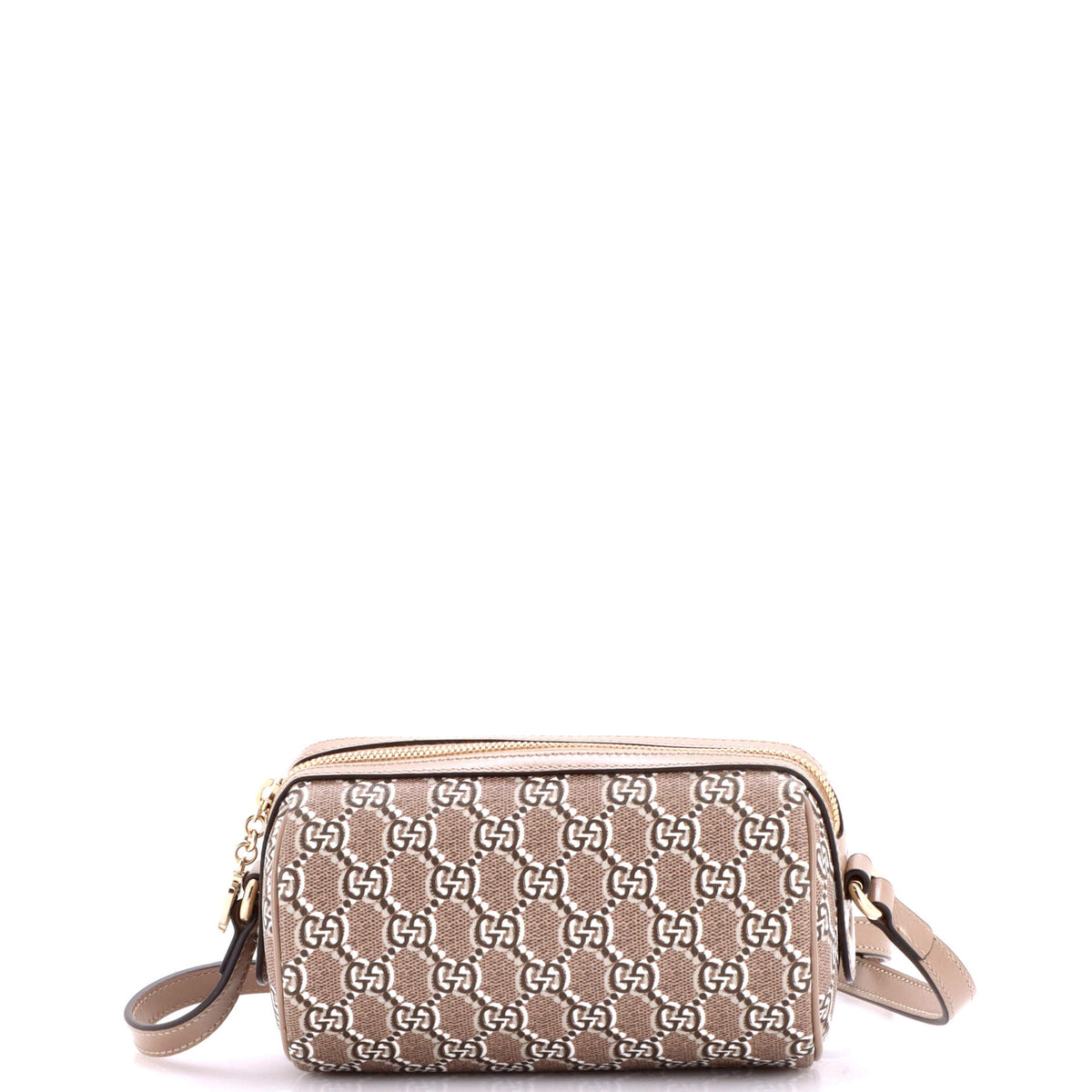 Gucci GUCCI Cylindrical Shoulder Bag GG Shadow Coated Canvas Mini