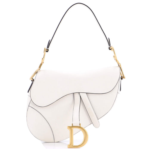 Saddle Handbag Leather Medium
