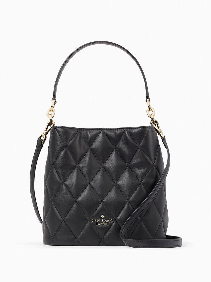 Kate Spade Au Carey Quilted Leather Bucket Bag