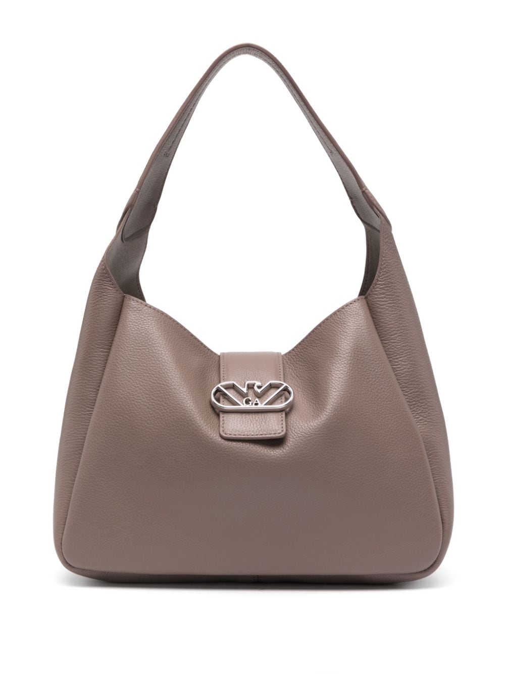Emporio Armani Women's Leather Crossbody Bag in Dove Grey | Size UNI | Y3E234YWQ9X80100