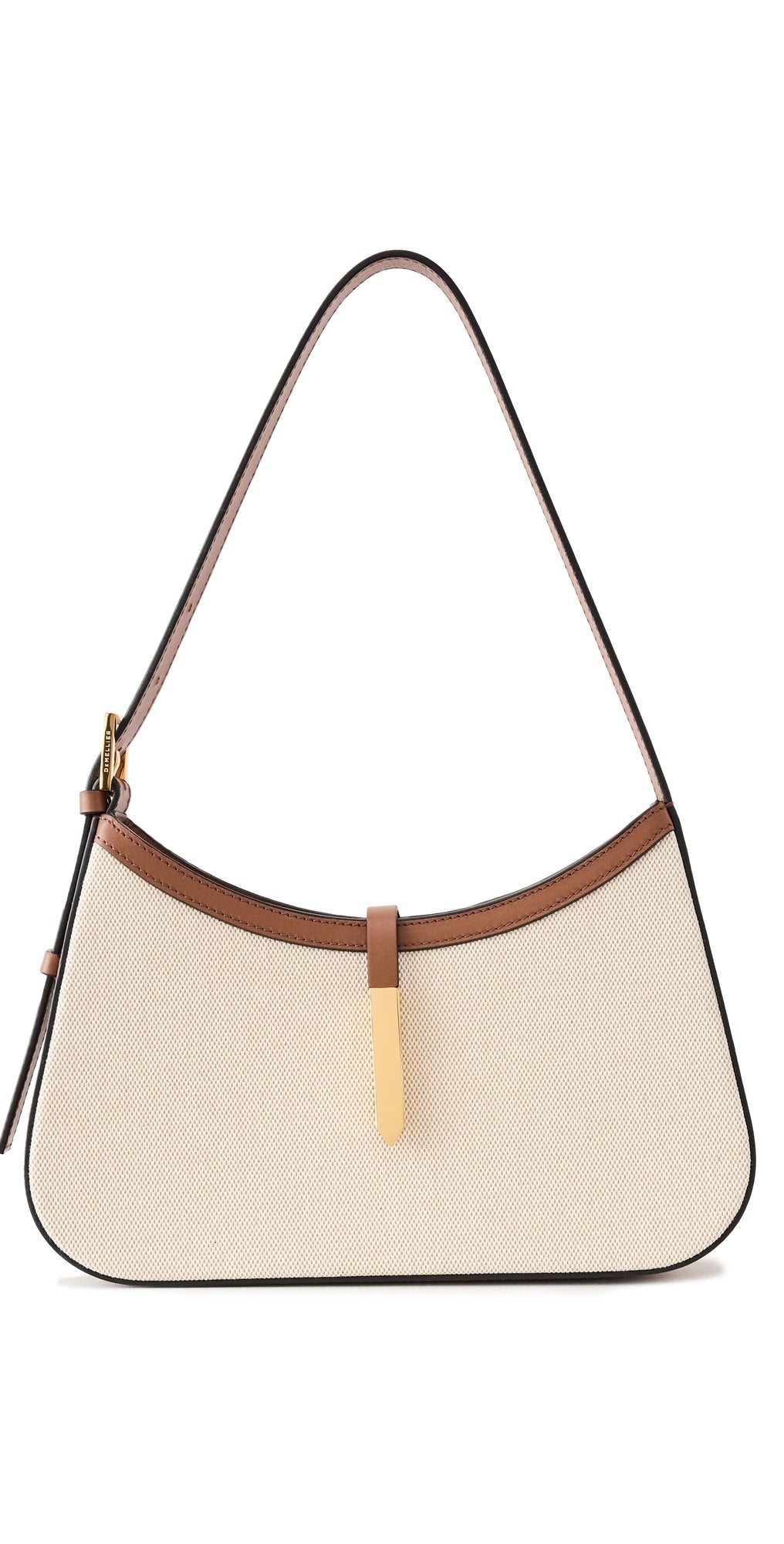 Demellier Sac Tokyo en toile et cuir lisse beige, taille unique