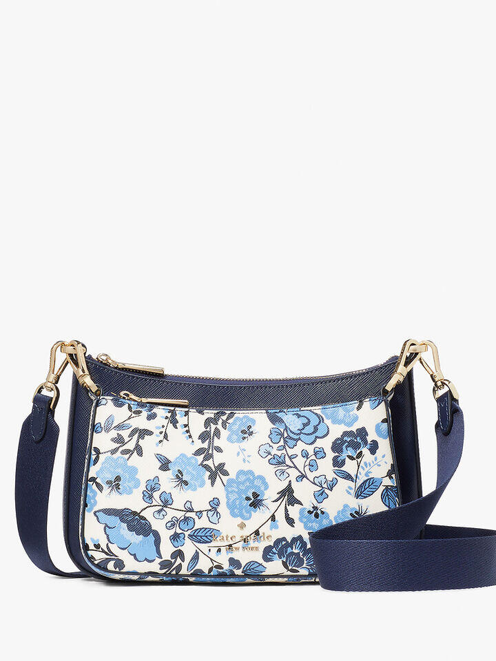 Kate Spade Au Duet Vase Floral Printed Crossbody