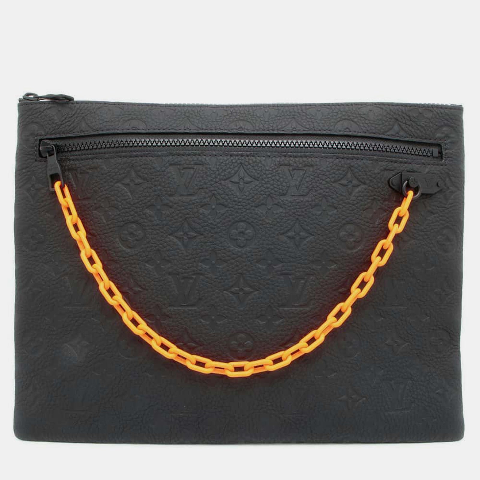 Louis Vuitton Noir Monogram / Taurillon Pochette Bag