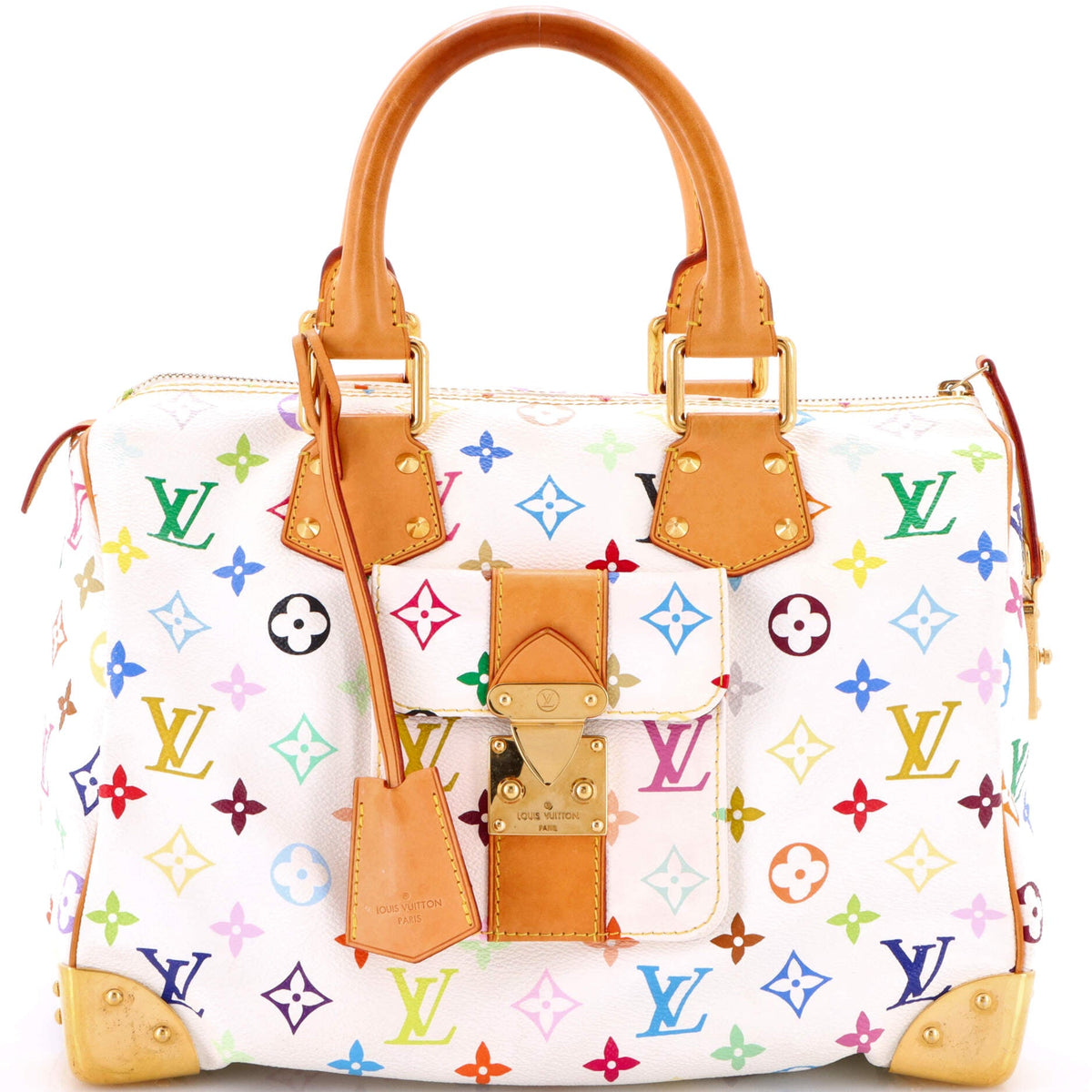 Louis Vuitton Speedy Handbag Monogram Multicolor 30